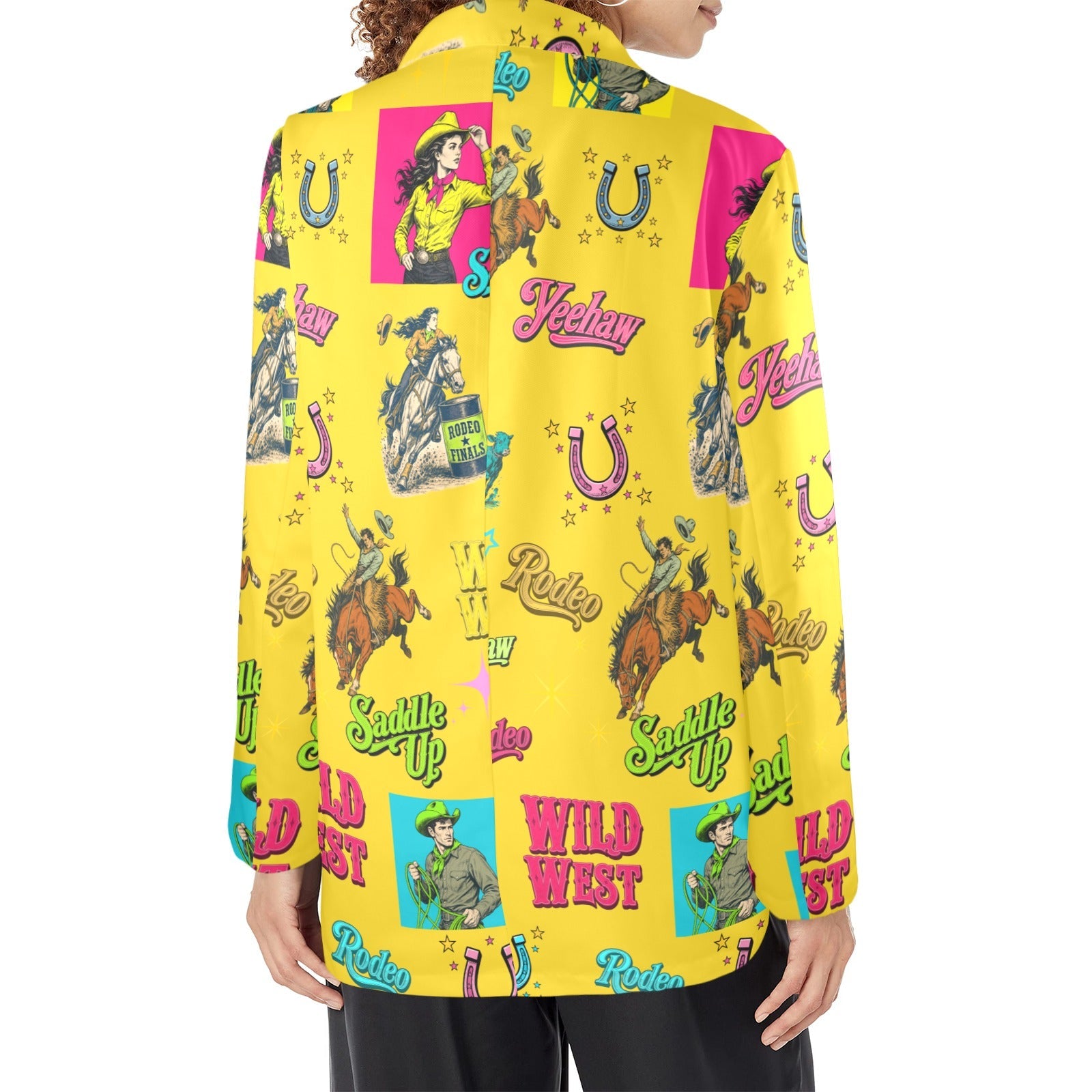 Baha Ranch The Last Roundup Blazer in Mustard by Baha Ranch Western Wear - product image 7