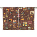 Baha Ranch Vintage Cowboy Collage Western Curtains 28" x 40" Made in America by Baha Ranch Western Wear - product image 2