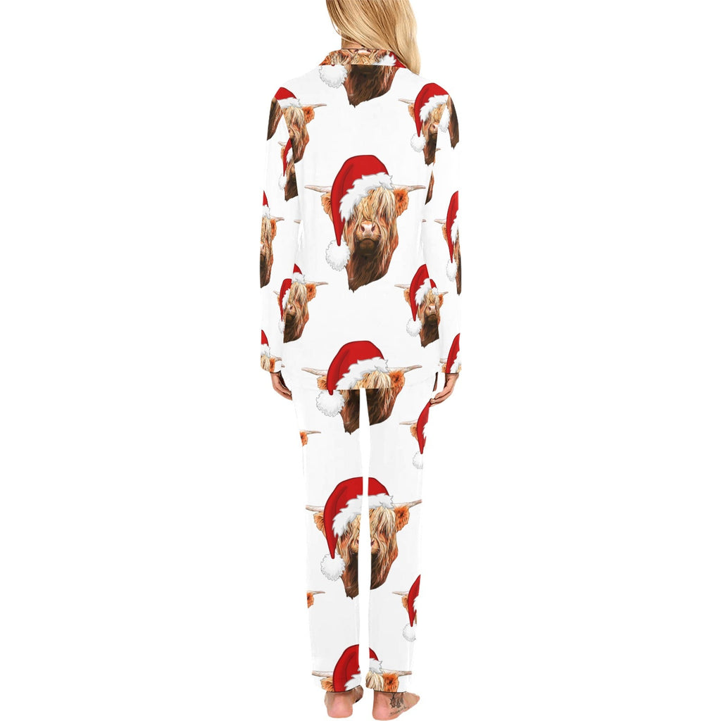 Baha Ranch Highland Christmas Cow Women's Western Pajama Set by Baha Ranch Western Wear - product image 2