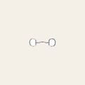 4 3/4" Toklat Myler Eggbutt W/ Stainless Steel Low Port Comfort Snaffle Mouth Bi