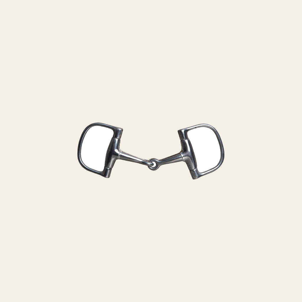 4" Hilason Western Mini Dee Copper Horse Mouth Snaffle Bit 3" Ring