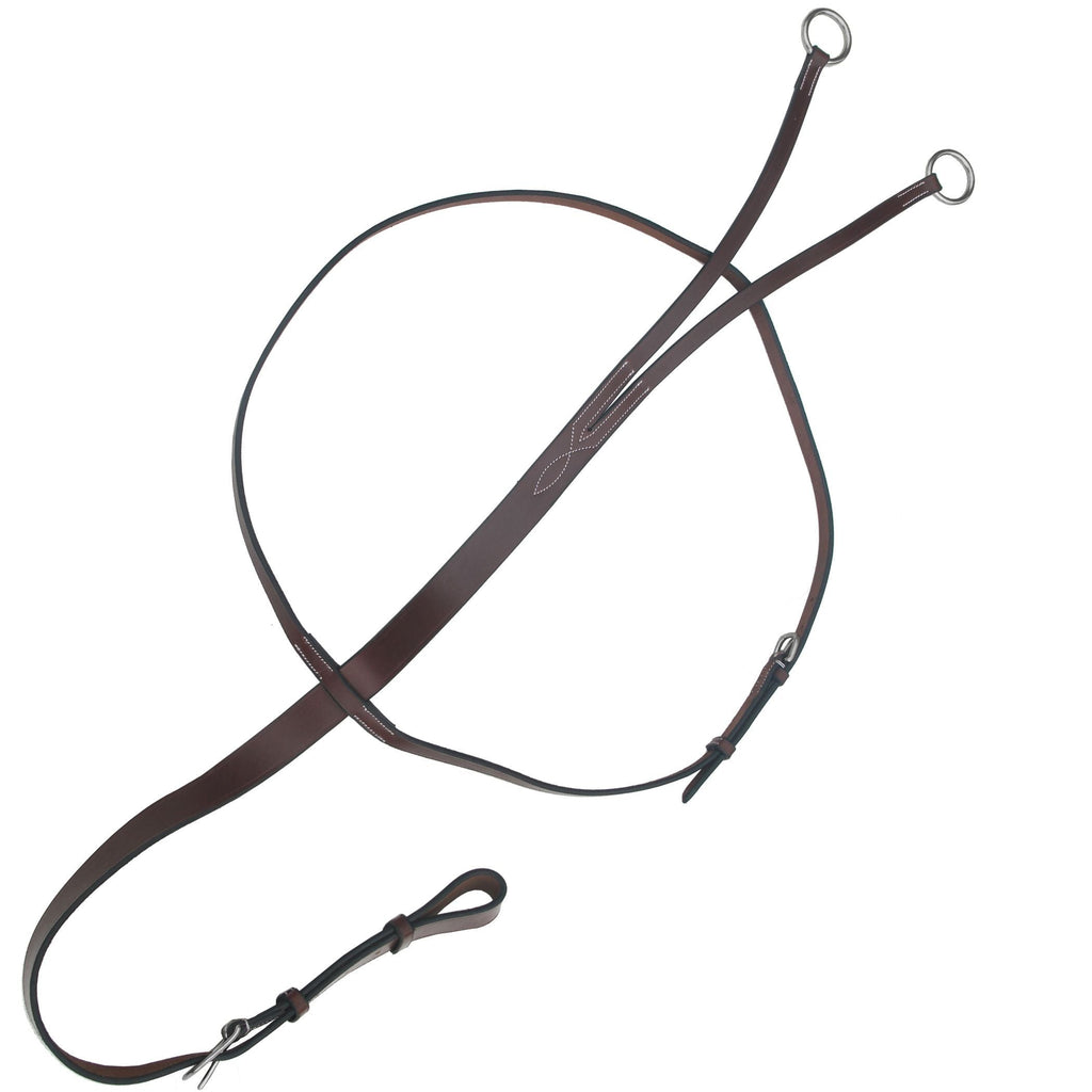 ExionPro Flat Leather Running Martingale by Bridles & Reins