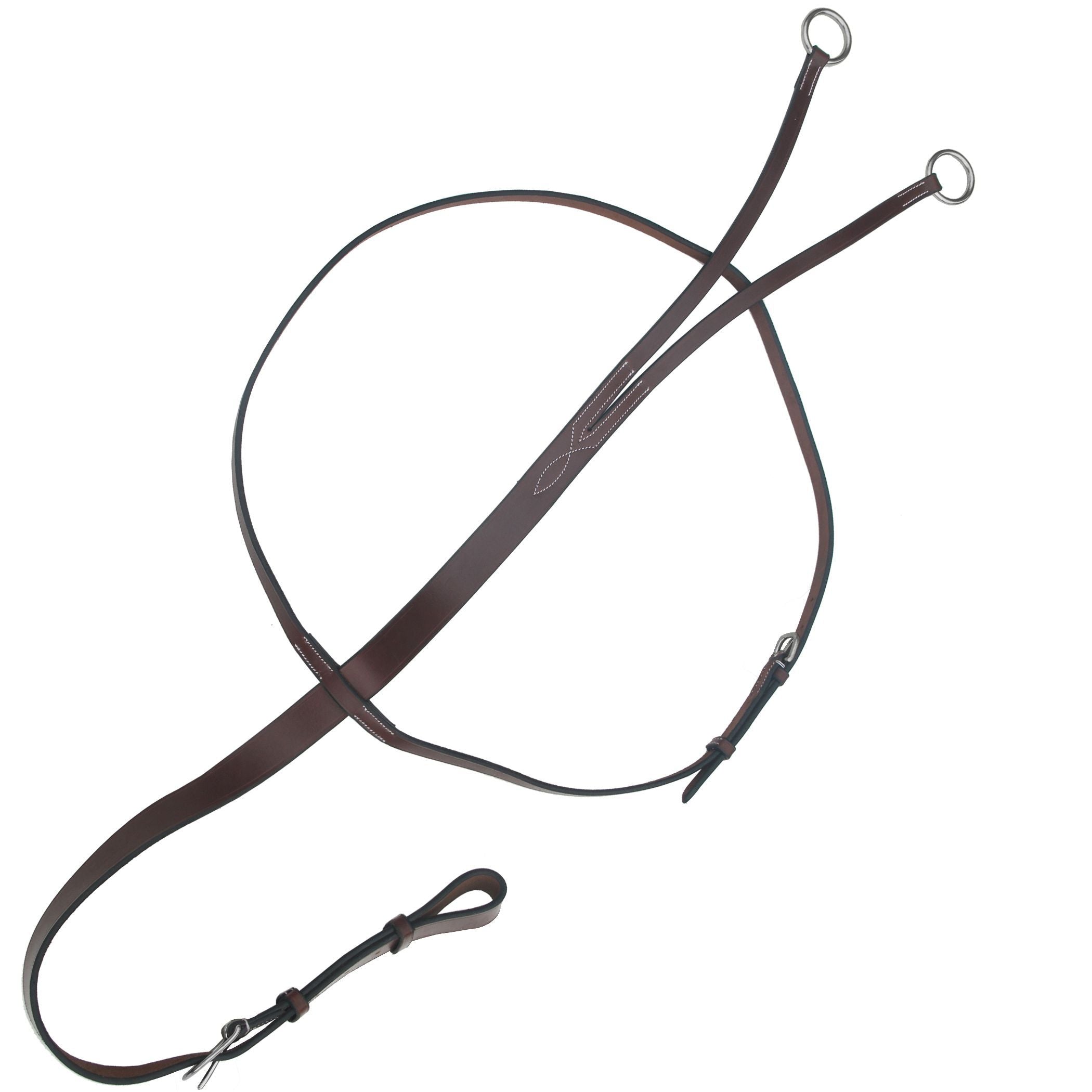 ExionPro Flat Leather Running Martingale by Bridles & Reins