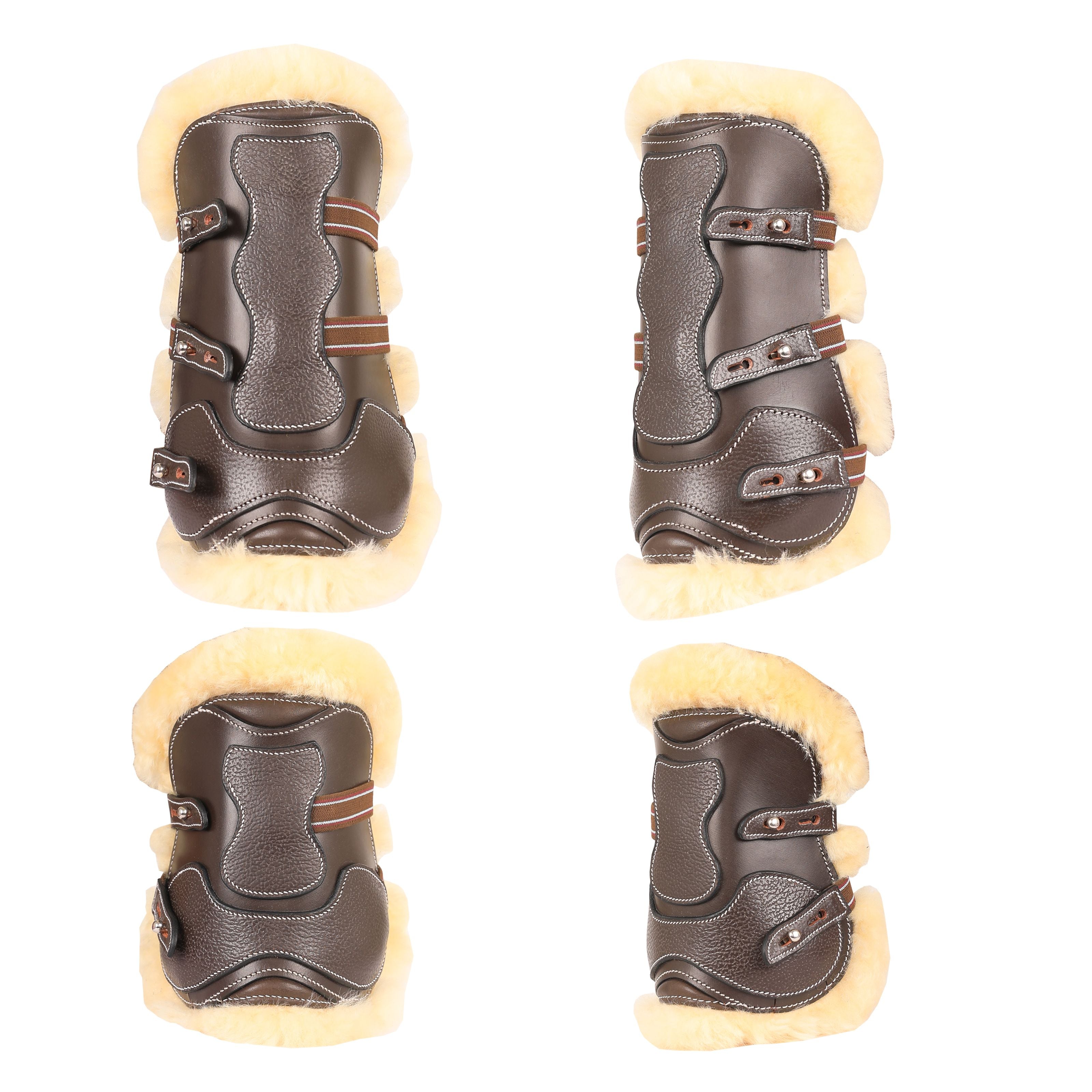 ExionPro Leather Horse Tendon Show Jump Boots - 401 by Bridles & Reins - alternate view 2
