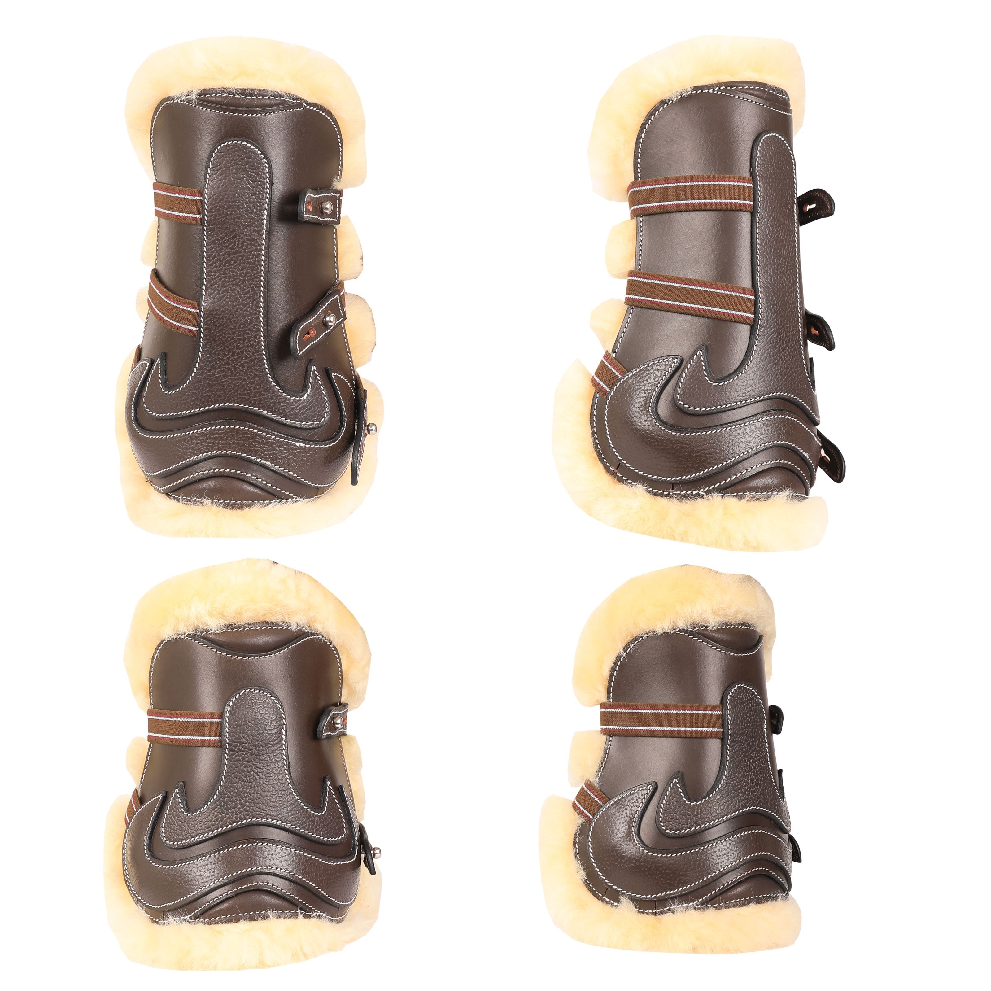 ExionPro Leather Horse Tendon Show Jump Boots - 402 by Bridles & Reins - alternate view 8