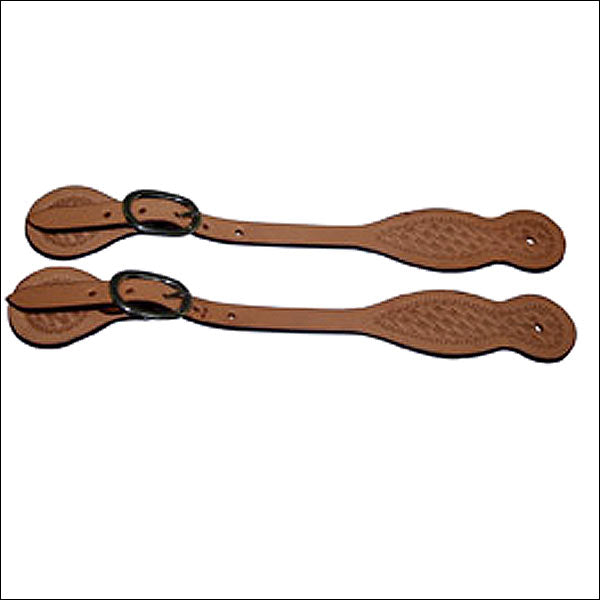 U-180062 Hilason Russet Leather Spur Strap 5/8In Skirt Leather Western Cowboy
