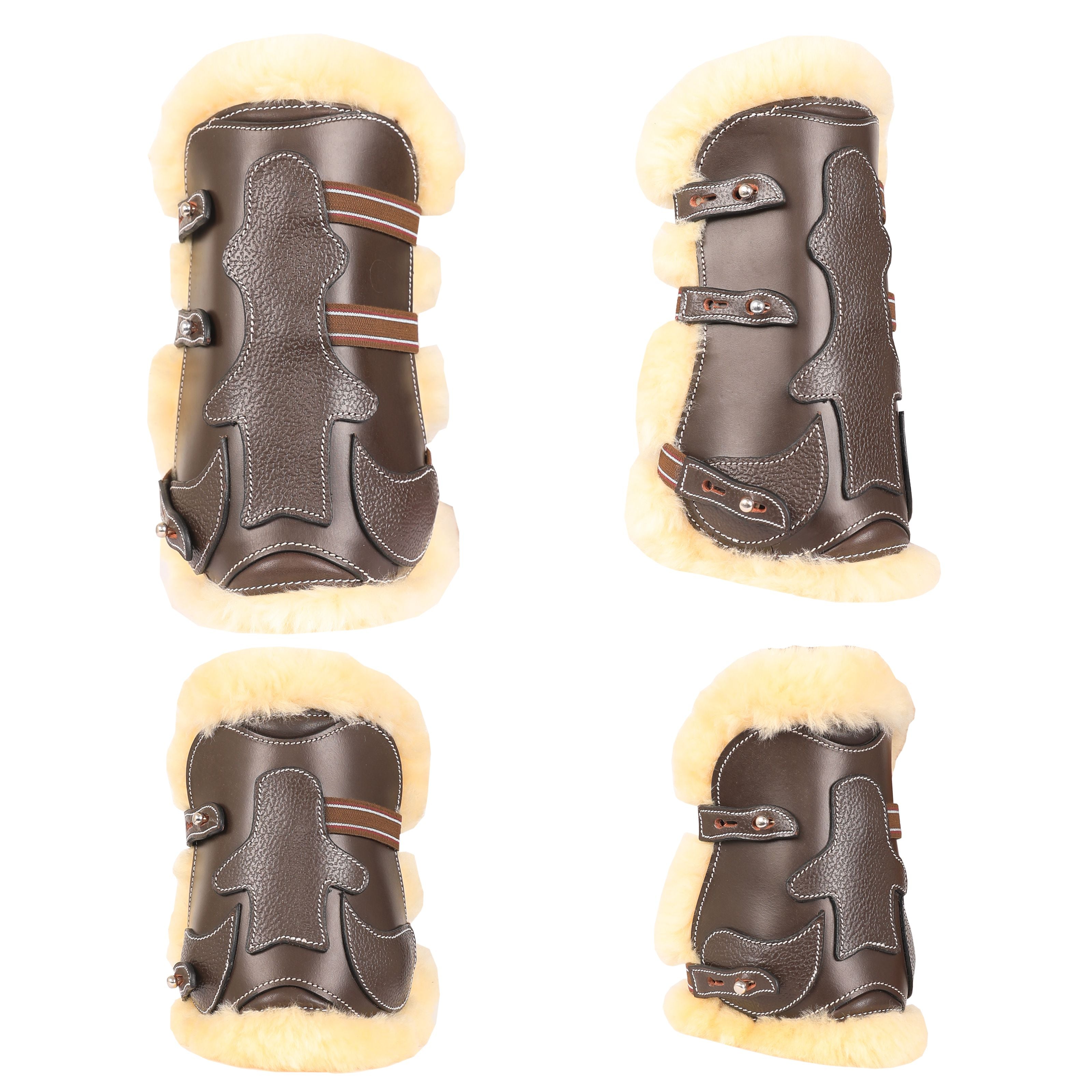 ExionPro Leather Horse Tendon Show Jump Boots - 403 by Bridles & Reins - alternate view 7