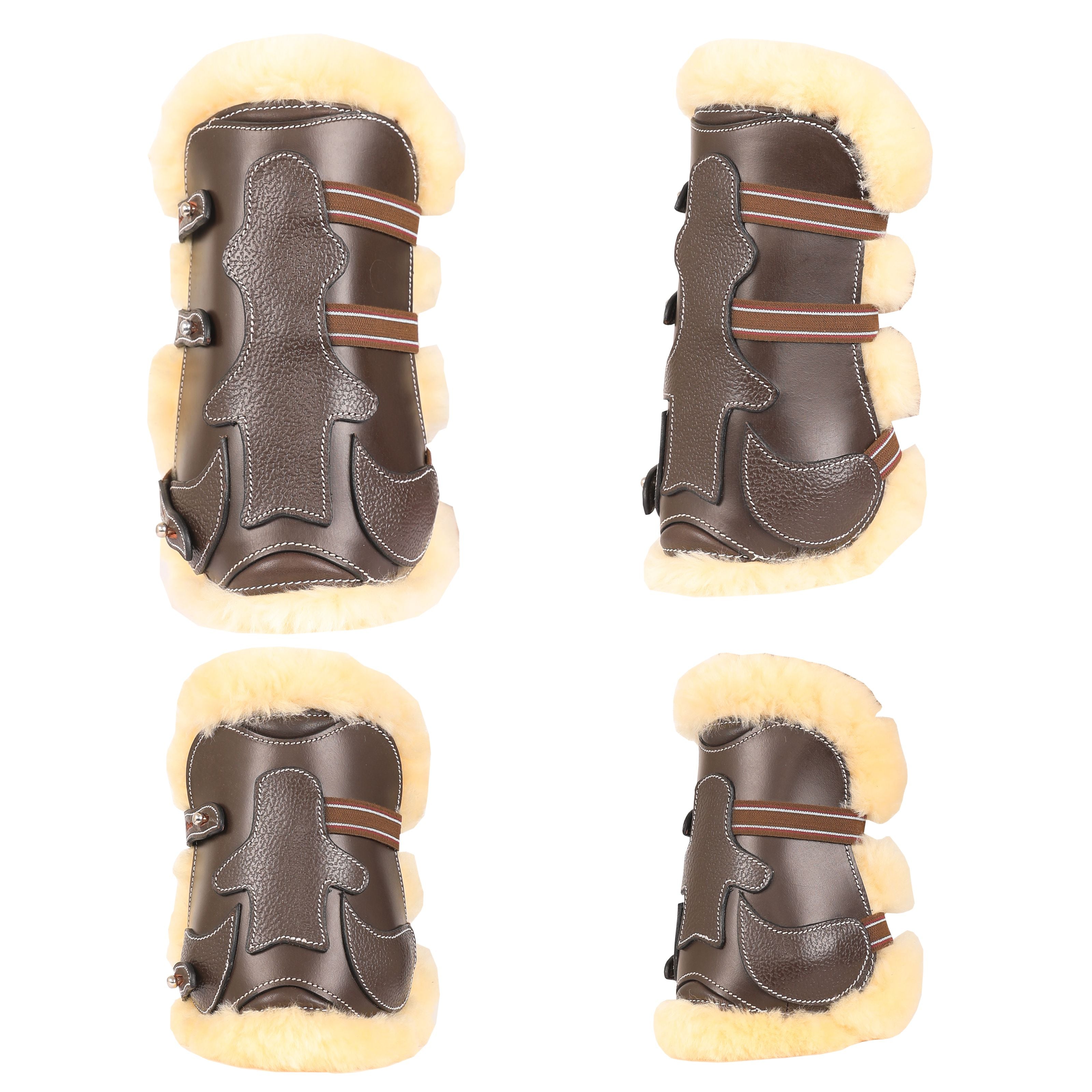 ExionPro Leather Horse Tendon Show Jump Boots - 403 by Bridles & Reins - alternate view 2