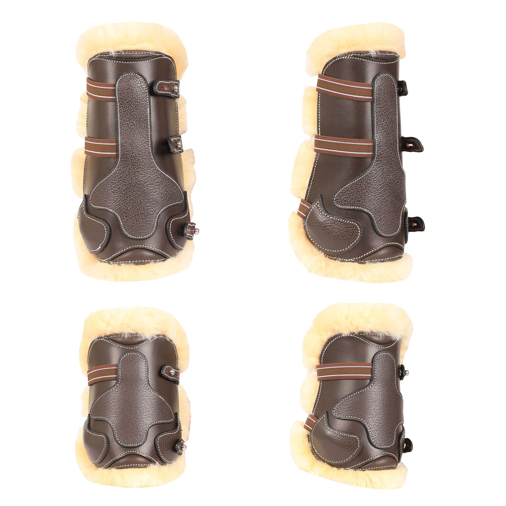 ExionPro Leather Horse Tendon Show Jump Boots - 404 by Bridles & Reins - alternate view 7