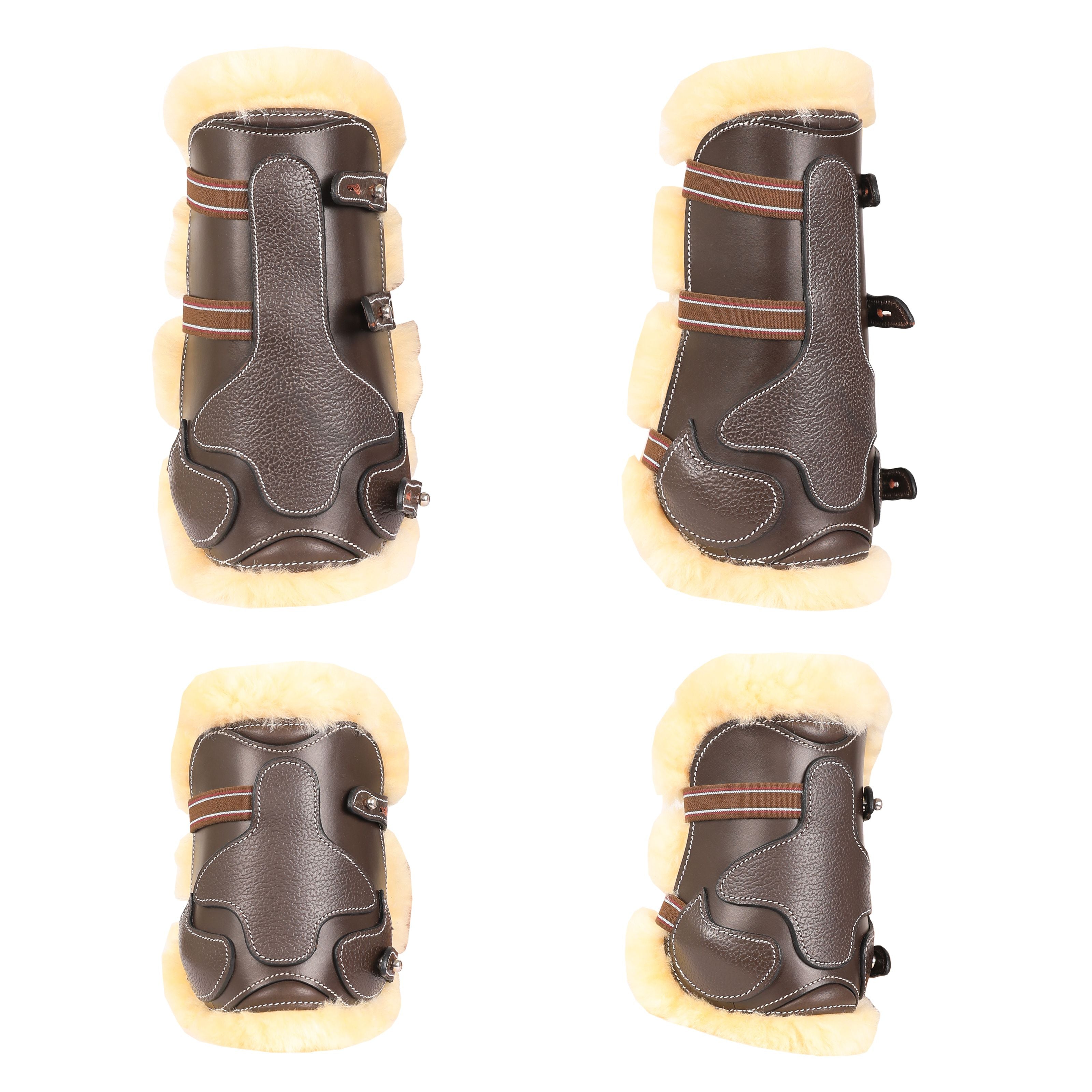 ExionPro Leather Horse Tendon Show Jump Boots - 404 by Bridles & Reins - alternate view 7