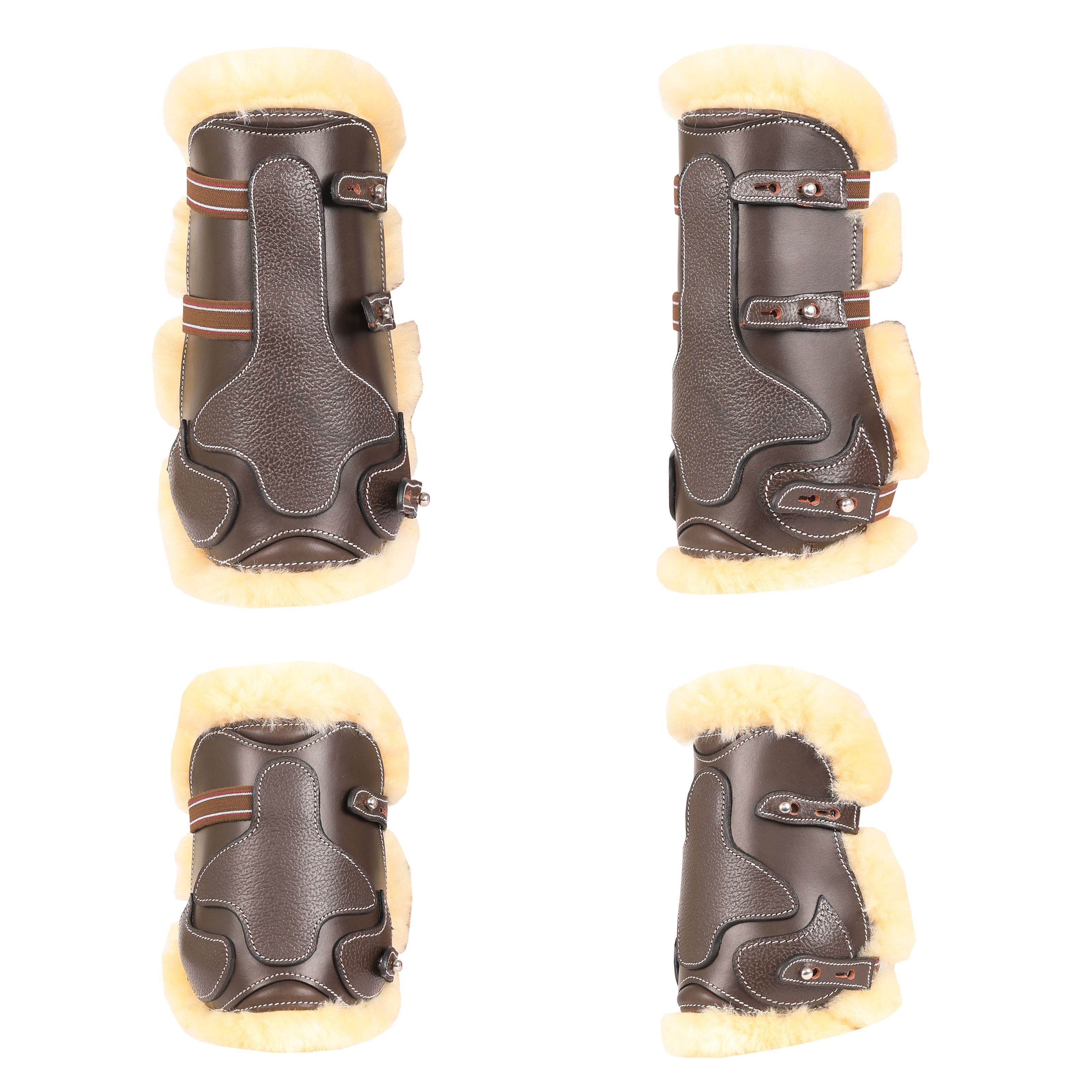 ExionPro Leather Horse Tendon Show Jump Boots - 404 by Bridles & Reins - alternate view 2