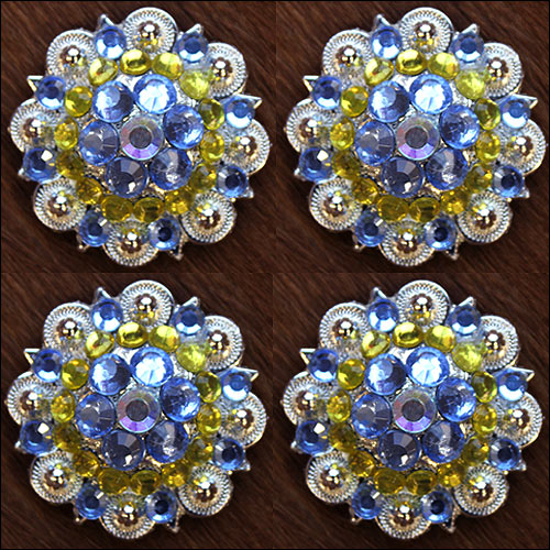 Purple Lemon Ab Crystals 1-1/4In Berry Headstall Saddle Hilason