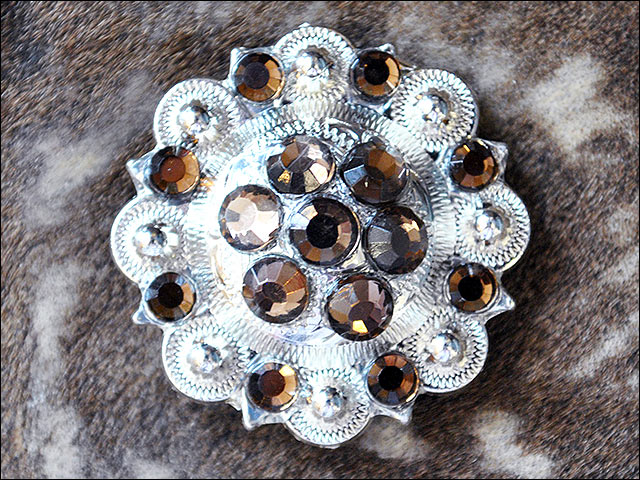 Brown Crystal Berry Headstall Saddle Bling Cowgirl Hilason