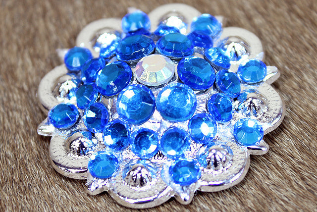 Capri Blue Ab Crystals Berry Headstall Saddle Tack Bling Hilason