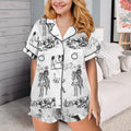 Baha Ranch Ranch Life Western Cowgirl Satin Ruffle Pajama Set by Baha Ranch Western Wear