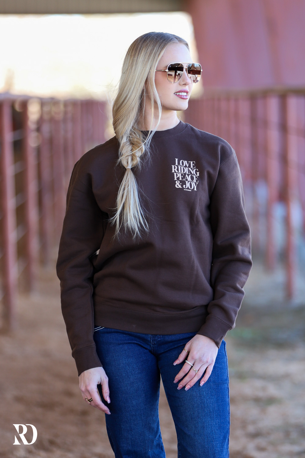 Love Riding Peace & Joy | Crewneck — view 3