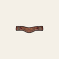 24 In HILASON Western Horse Saddle Cinch Girth Genuine Leather Brown Floral Hand Tooled & Carved Stainless Steel Hardware
