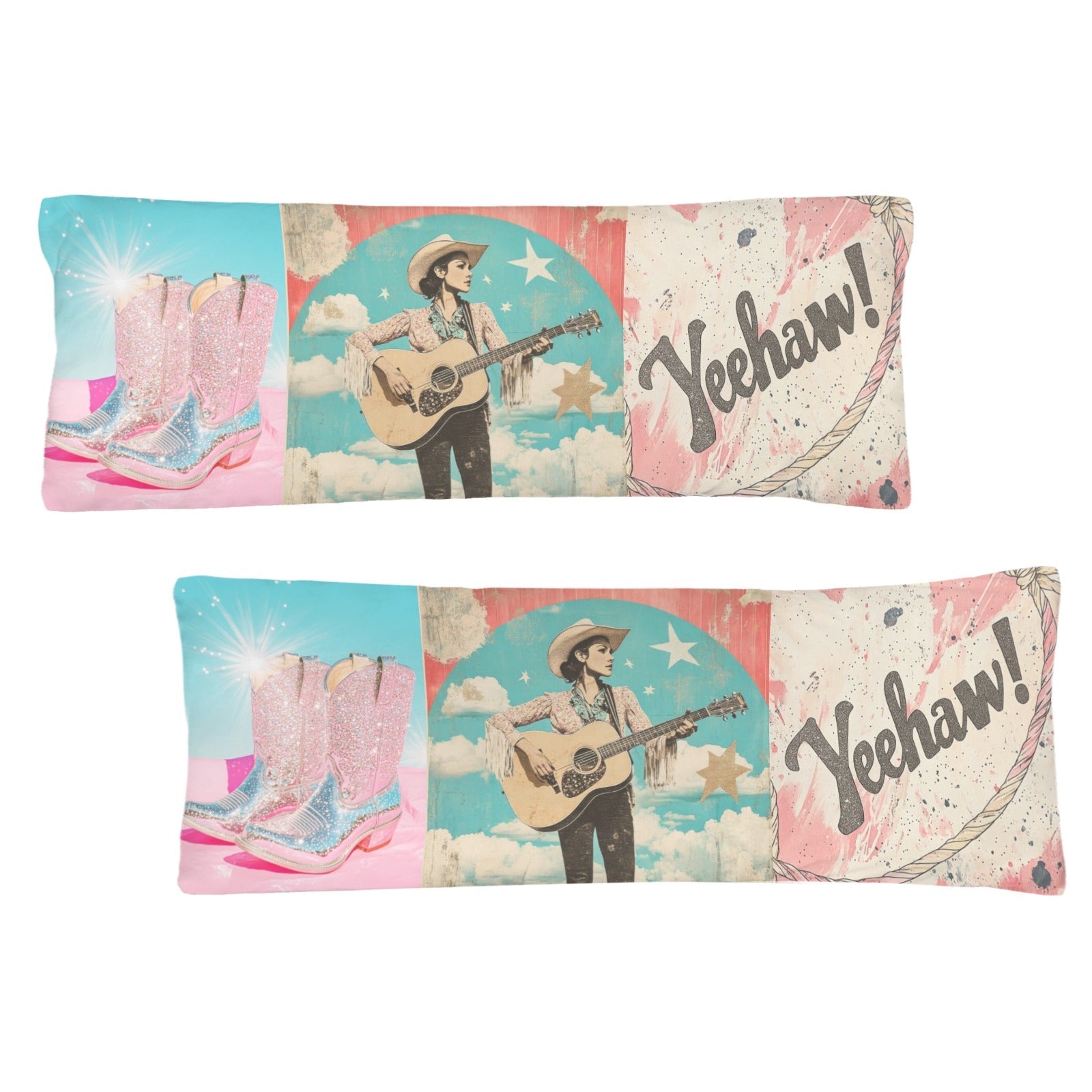 Baha Ranch Yeehaw Cowgirl Body Pillow Cover Made in America by Baha Ranch Western Wear - product image 4