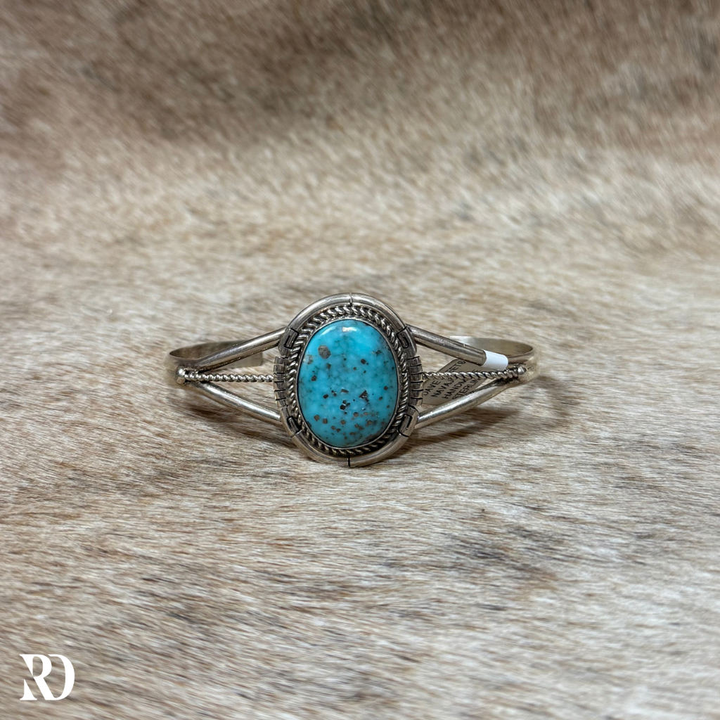 Prince Turquoise Cuff By Dave Skeets — view 2