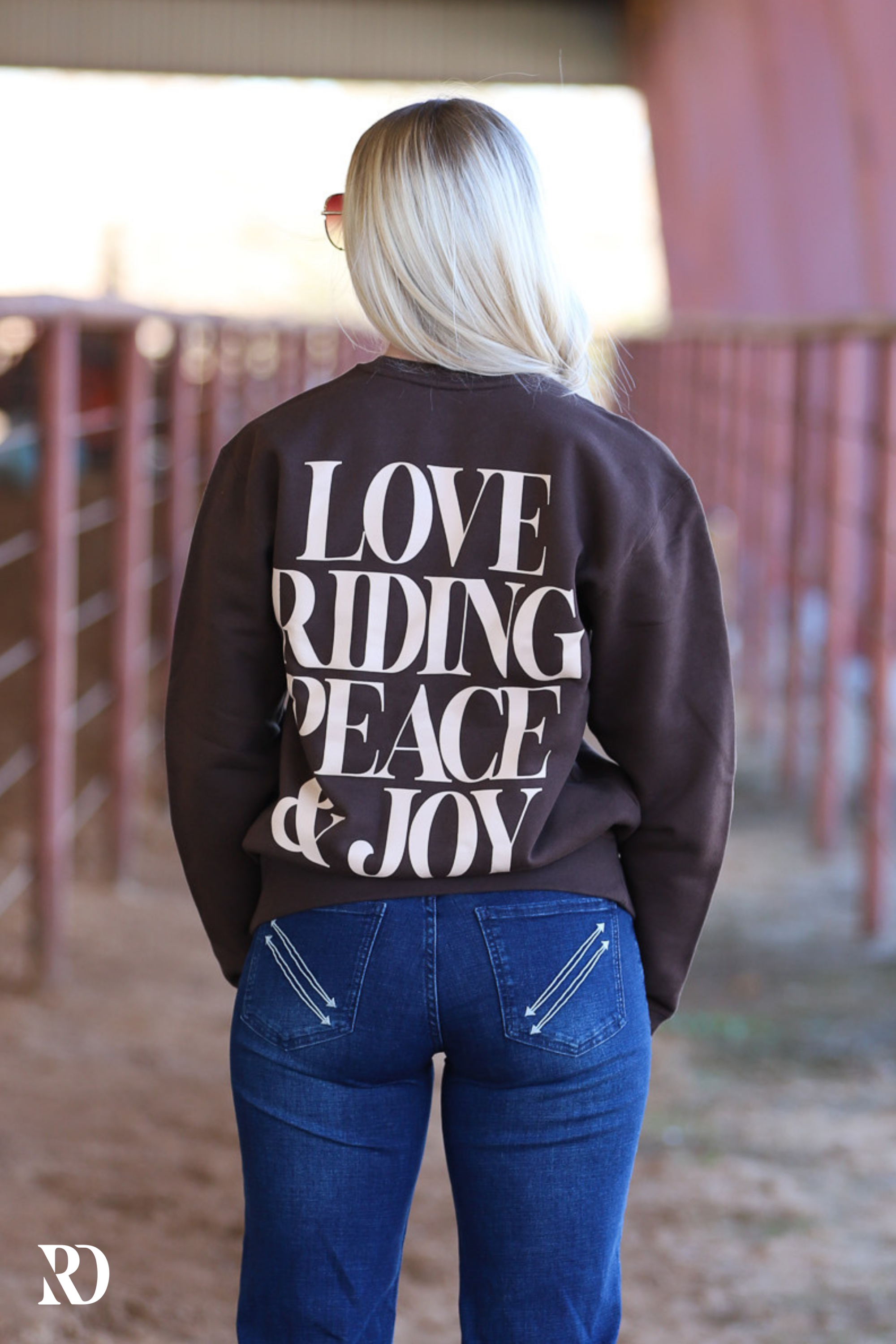Love Riding Peace & Joy | Crewneck — view 4