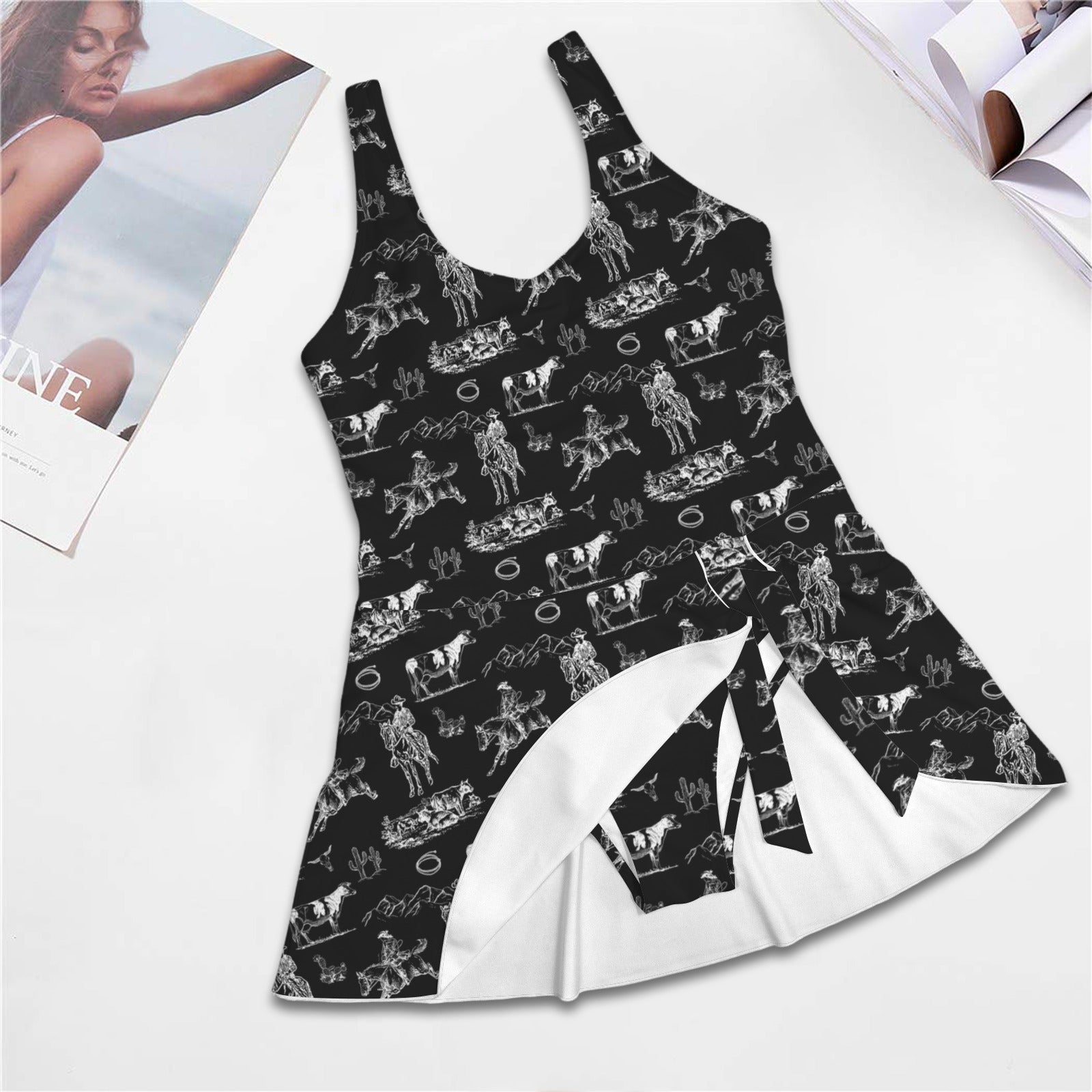 Baha Ranch Ranch Life Skirted Swimsuit by Baha Ranch Western Wear - product image 5