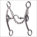 6.75" Professional Choice Derby Twisted Low Port Horse Curb Mouth Bit
