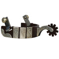 Professional Choice Bob Avila Medium Shank Silver Western Horse Tack Spurs