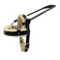 HILASON Guide Dog Harness Brown Padded Genuine Leather with Training Handle