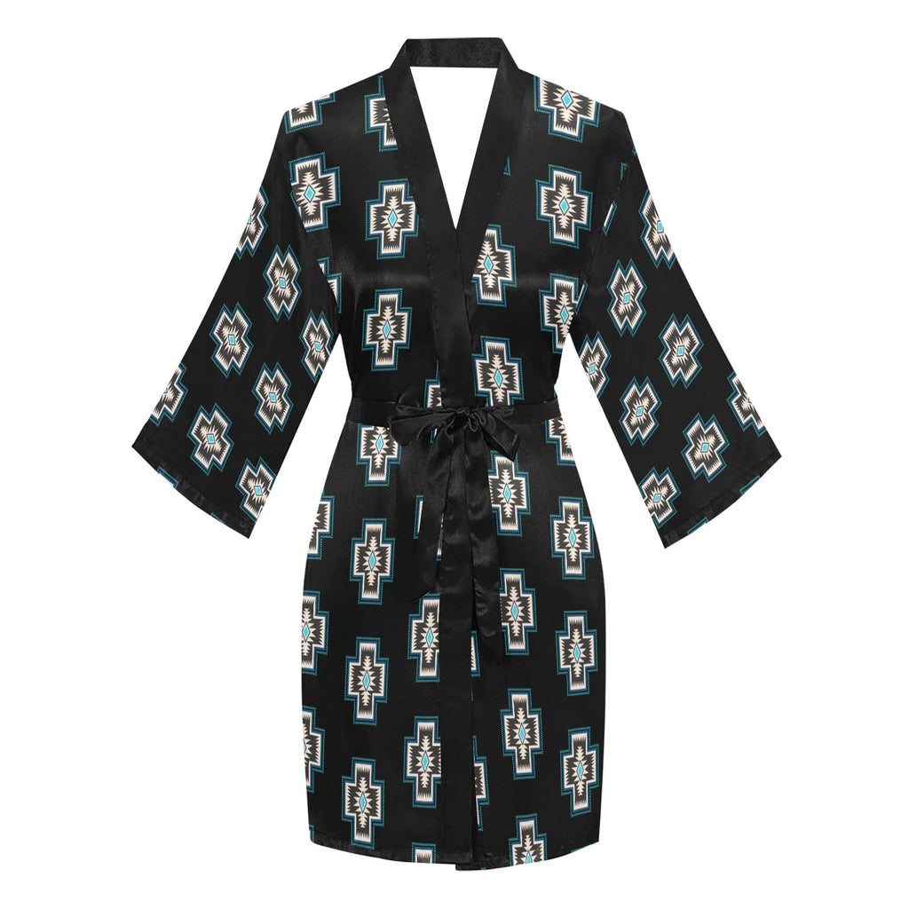 Baha Ranch Southwestern Cross Women's Lounge Kimono Robe by Baha Ranch Western Wear - product image 3