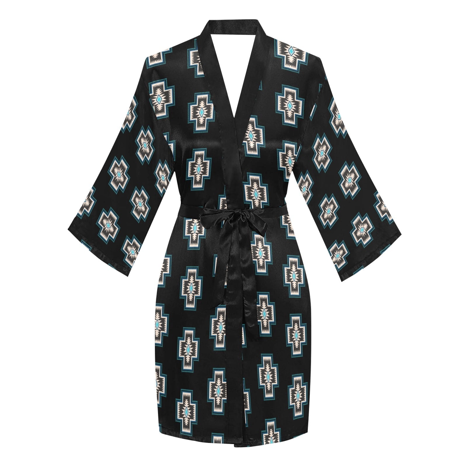Baha Ranch Southwestern Cross Women's Lounge Kimono Robe by Baha Ranch Western Wear - product image 3