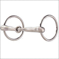 Hilason Nickel Plated Malleable Iron Pony Ring Snaffle Mouth Horse Bit
