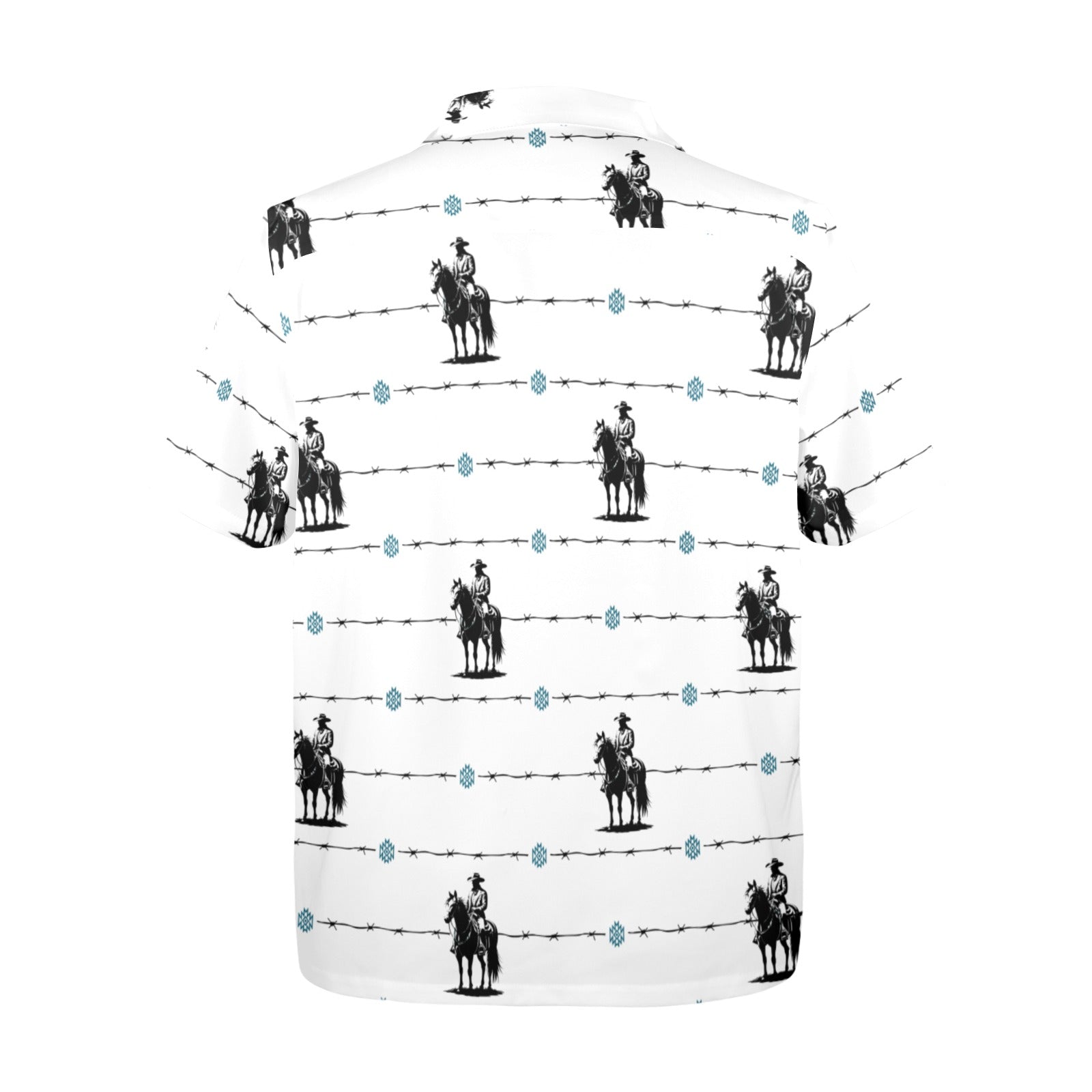 Baha Ranch Saddle Up Western Hawaiian Shirt Made in America by Baha Ranch Western Wear - product image 7