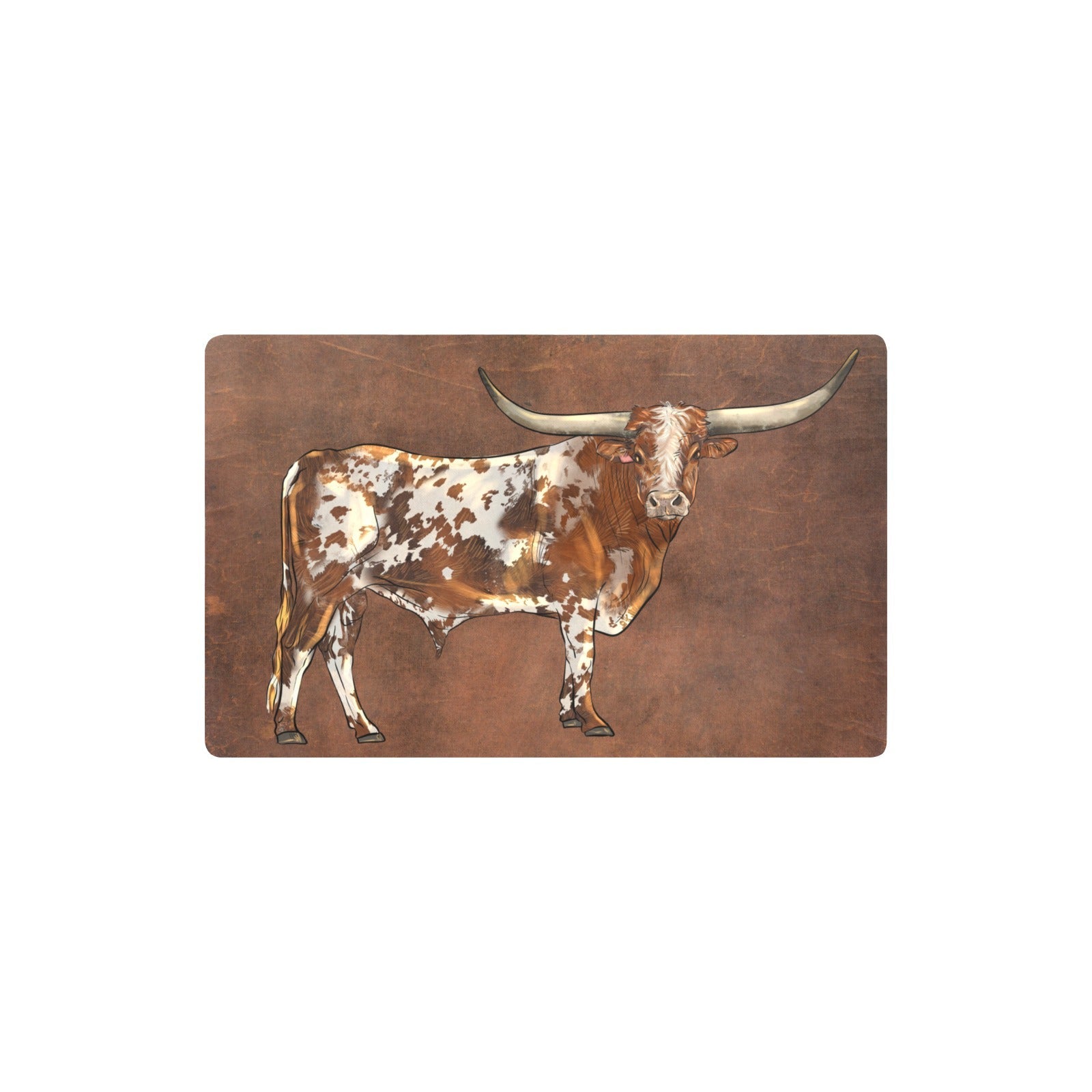 Longhorn Western Kitchen Floor Mat 32" x 20" Made in America by Baha Ranch Western Wear - product image 2