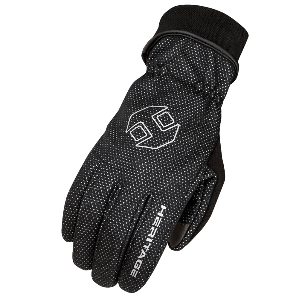 Heritage Summit Wind-Resistant Winter Riding Gloves — Black