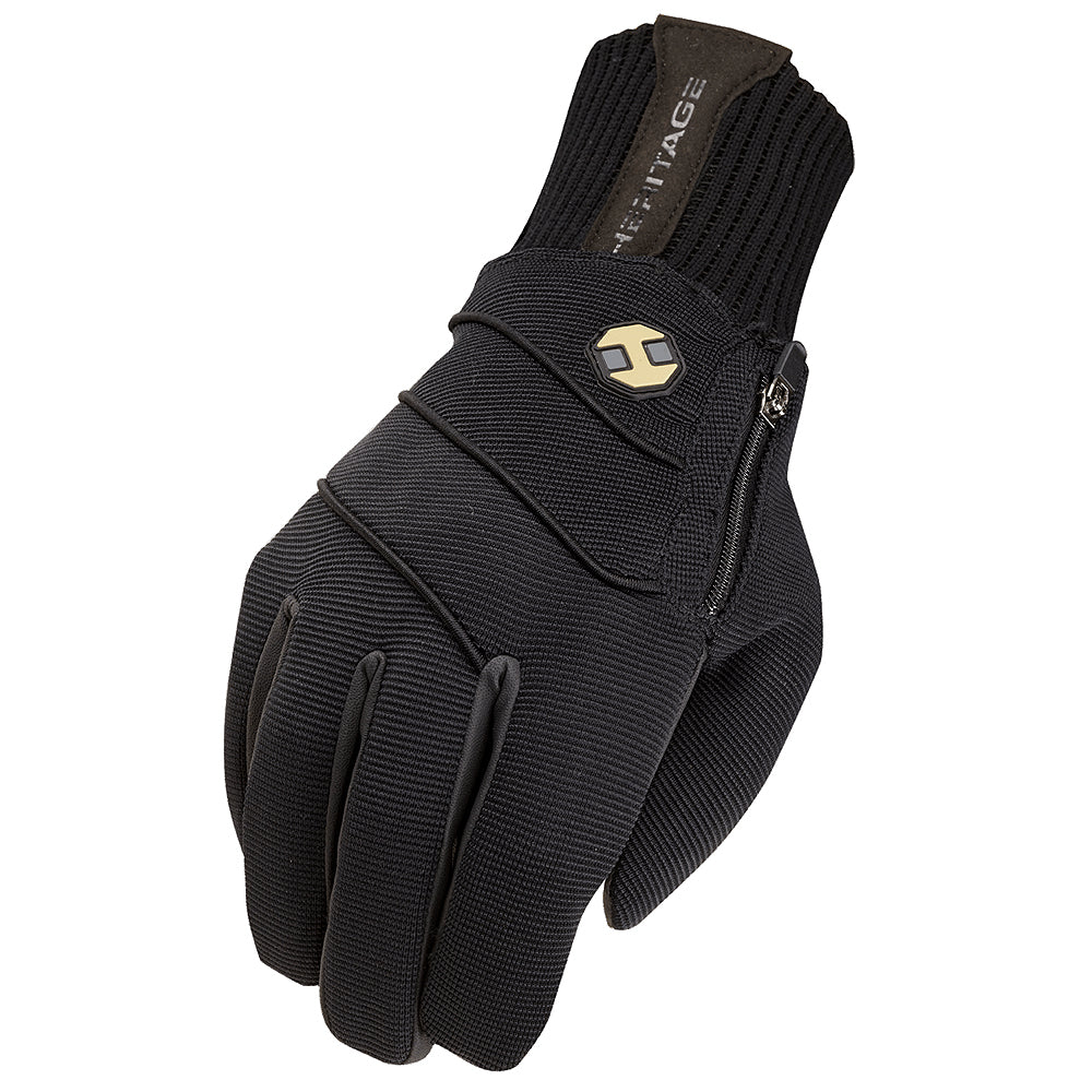 Heritage Extreme Winter Riding Gloves — Black