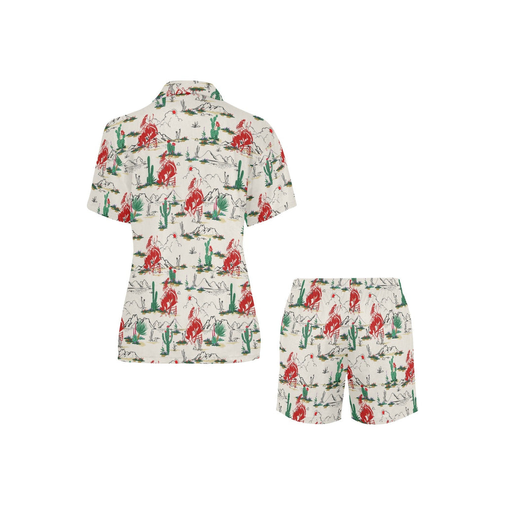 Baha Ranch Desert Rodeo Womens Short Pajama Set by Baha Ranch Western Wear - product image 3