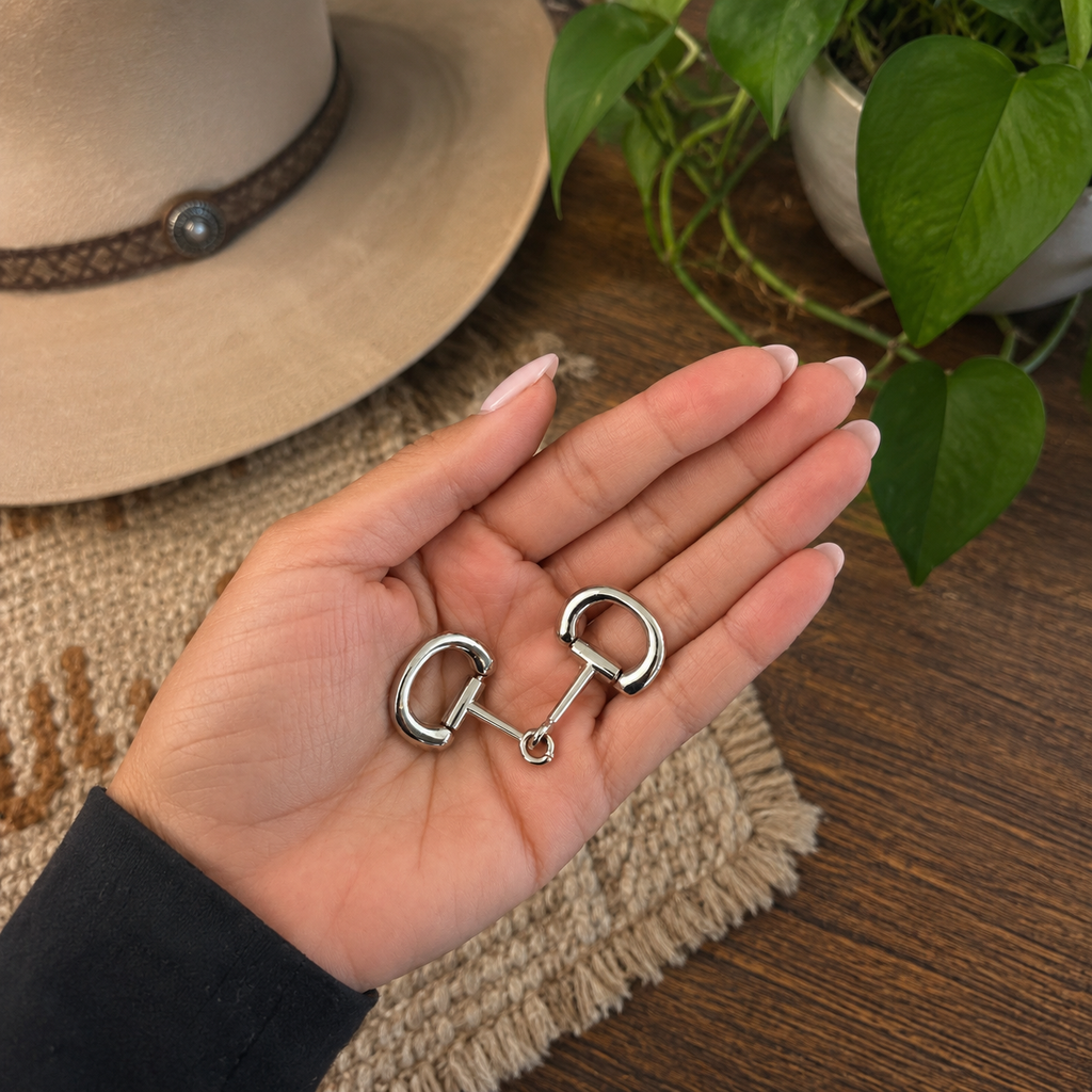 Skinny Mini Silver Snaffle Bit Adapter #TWSN102