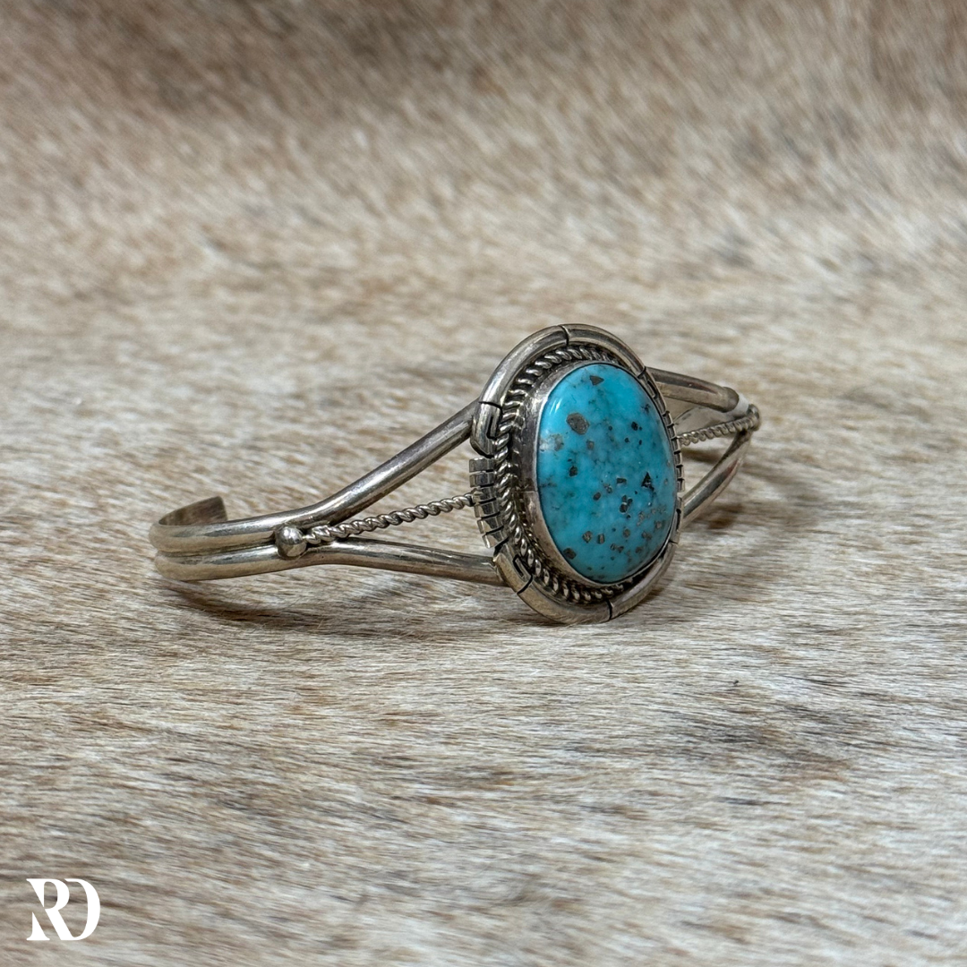 Prince Turquoise Cuff By Dave Skeets — view 3