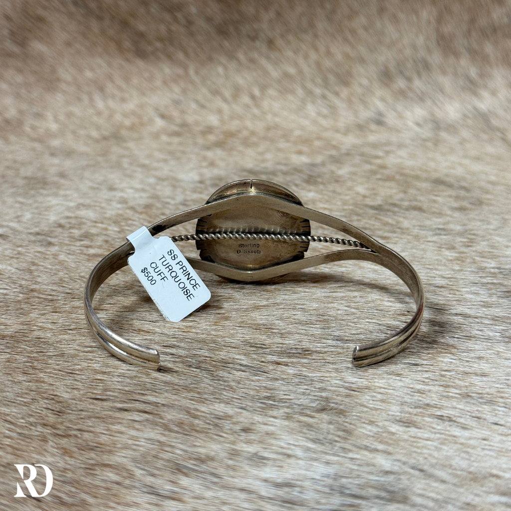 Prince Turquoise Cuff By Dave Skeets — view 4