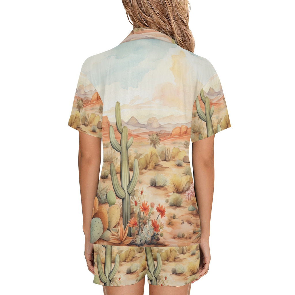 Baha Ranch Watercolor Desert Women's Western Pajama Set by Baha Ranch Western Wear - product image 4