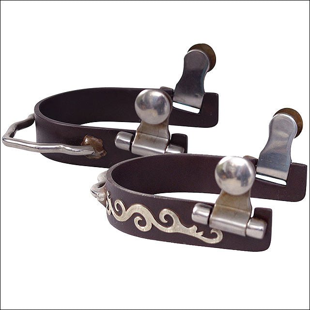 Classic Equine Medium Size Scroll Bumper Spur