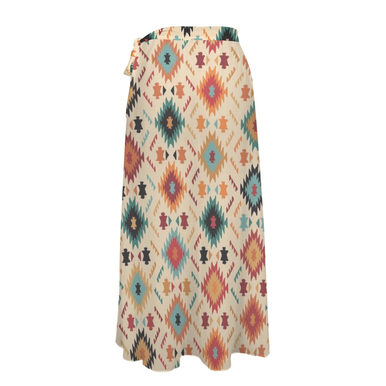 Baha Ranch Cream Aztec Beach Swim Coverup Skirt by Baha Ranch Western Wear - product image 7