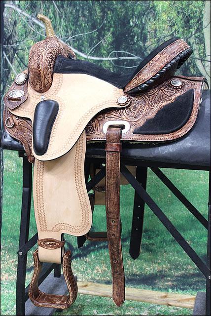 Hilason Flex Tree Western Horse Saddle American Leather Trail Barrel Racing By Hilason