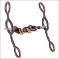 Hilason Brown Steel Chain Horse Tack Gag Bit 6" Cheeks