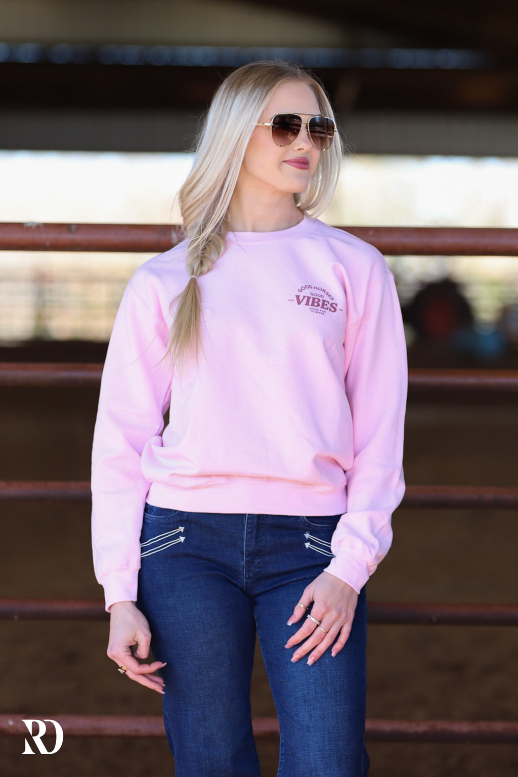 Good Horses Good Vibes | Crewneck