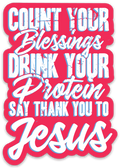 Count Your Blessings Sticker