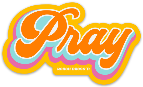 Pray Sticker