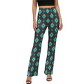 Baha Ranch Charcoal Turquoise Aztec Flare Pants by Baha Ranch Western Wear - product image 4