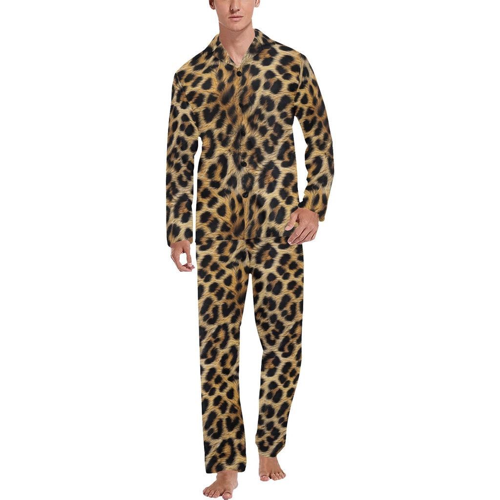 Baha Ranch Retro Pop Western Leopard Cowboy Pajamas by Baha Ranch Western Wear - product image 2