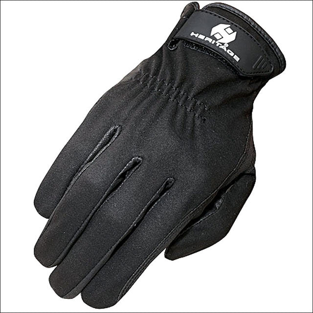 Heritage Tech Pro Riding Gloves — Black